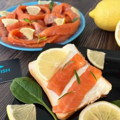 Лосось СПИНКИ солені (вакуум)