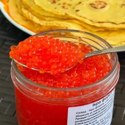 Ікра форелі соленоморожена 250г